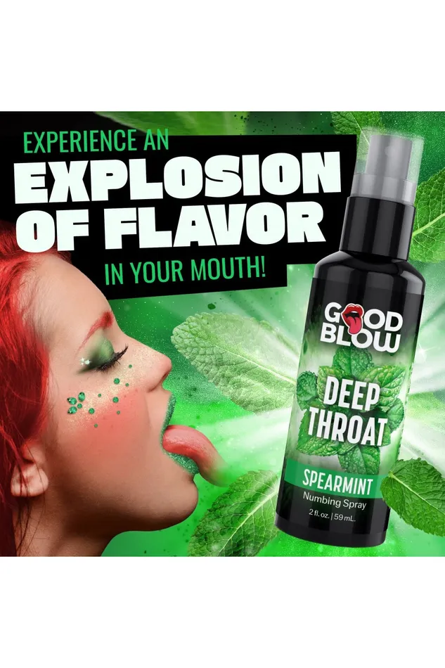 Sex On the Go Male Sex Toys Deep Throat Mint Numbing Spray