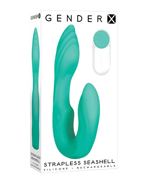 GenderX Gender X Strapless Seashell Teal Vibrators