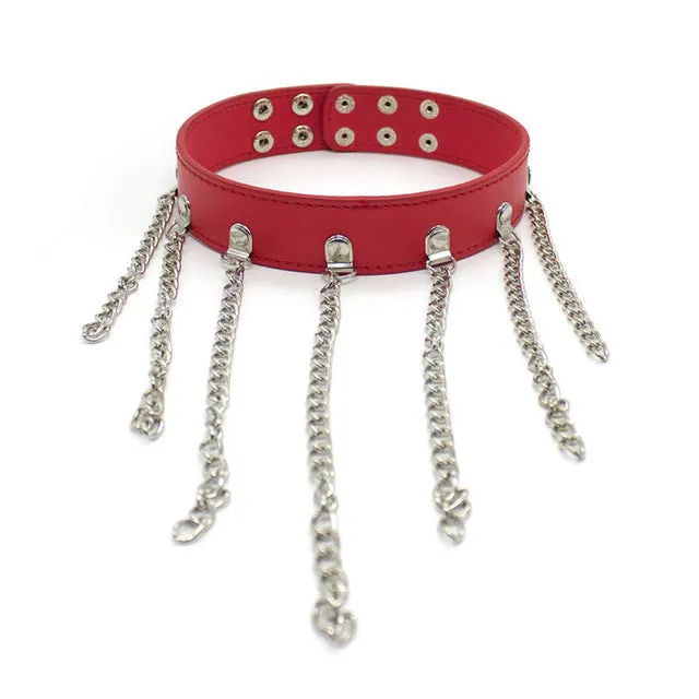 Own Pleasures Male Sex Toys 19 Types Adjustable Faux Leather Neck BDSM Collar