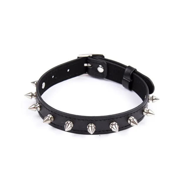 Own Pleasures Male Sex Toys 19 Types Adjustable Faux Leather Neck BDSM Collar