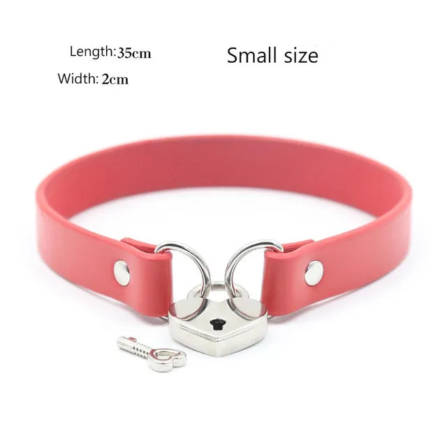 Own Pleasures Male Sex Toys 19 Types Adjustable Faux Leather Neck BDSM Collar