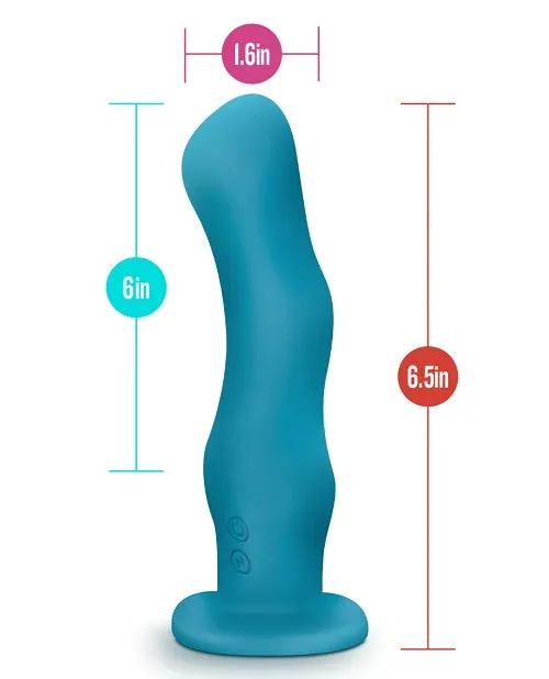 Blush Novelties Female Sex Toys Impressions Miami Rechargeable Silicone Vibrator Teal