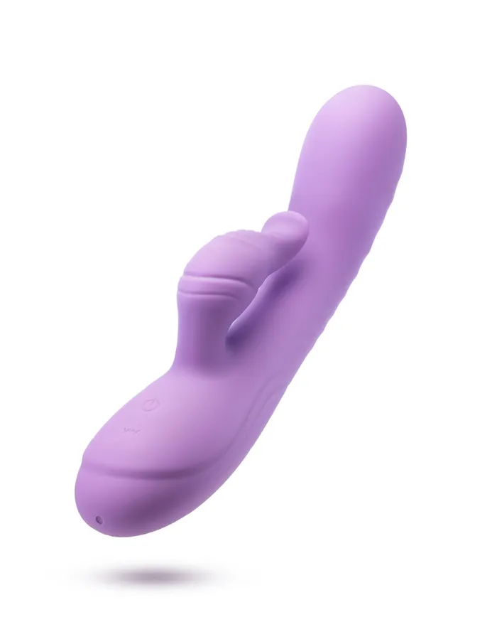 Vibrators Blush Evelyn Beginner GSpot Rabbit Vibrator Purple