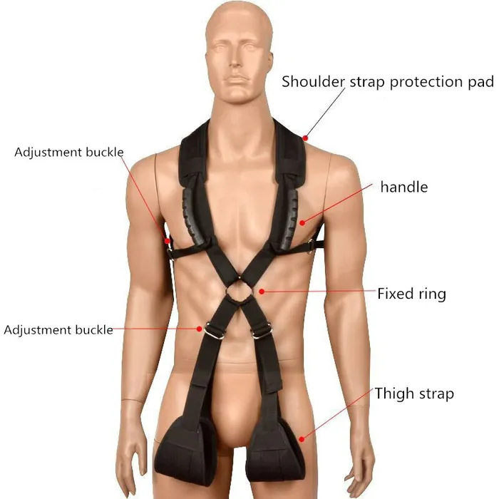 Couples EVEs SECRETS BDSM Black Sex Swing Erotic Positioning Belts Fetish Sex Toys for Couple