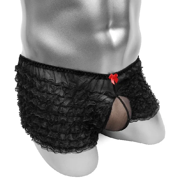 EVEs SECRETS Layered Boyshort Underpants for Male Erotic Lingerie with Pouch for Penis Male Sex Toys EVEs SECRETS Layered Boyshort Underpants for Male Erotic Lingerie with Pouch for Penis Male Sex Toys