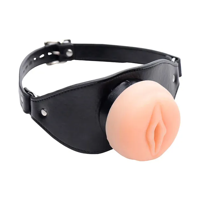 Master Series Pussy Mouth Gag XR Brands Male Sex Toys