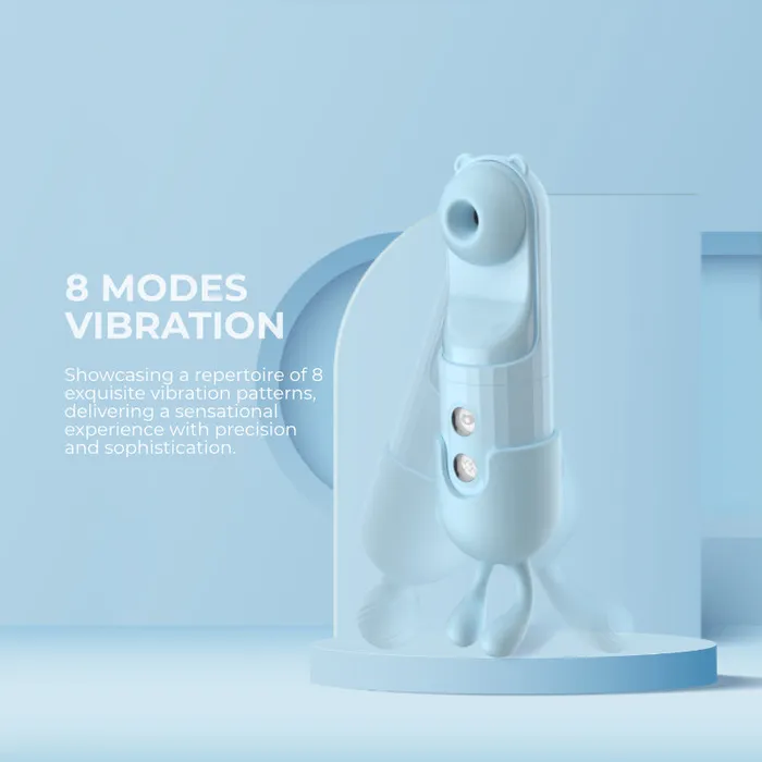 FRISKY BUSINESS SG Female Sex Toys Bear Tingle Dual Stimulator with Suction and Vibration