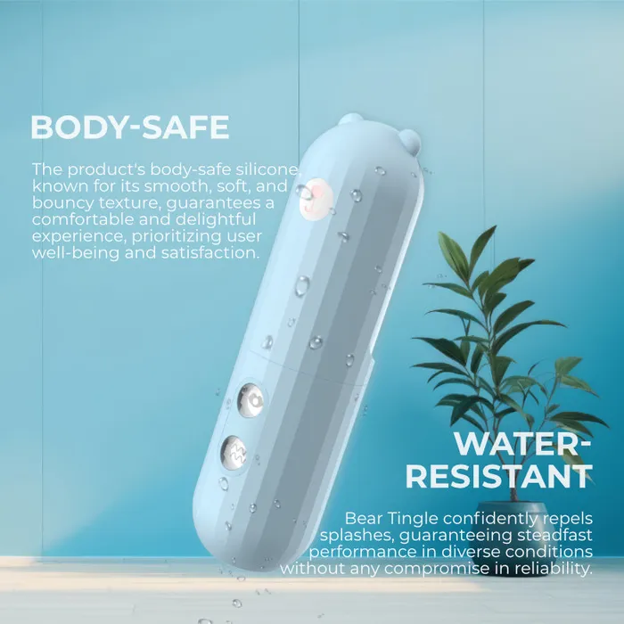 FRISKY BUSINESS SG Female Sex Toys Bear Tingle Dual Stimulator with Suction and Vibration