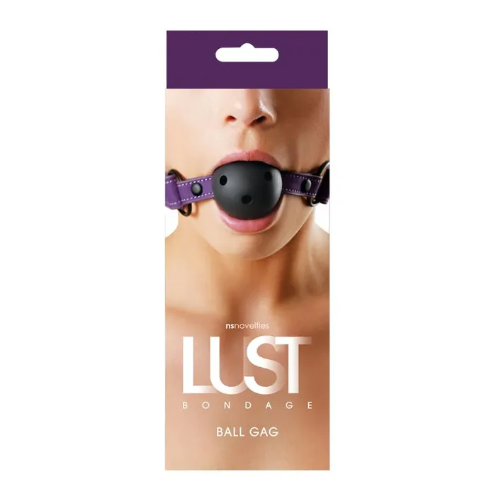 Lust Bondage Ball Gag Purple NS Novelties Vibrators Lust Bondage Ball Gag Purple NS Novelties Vibrators