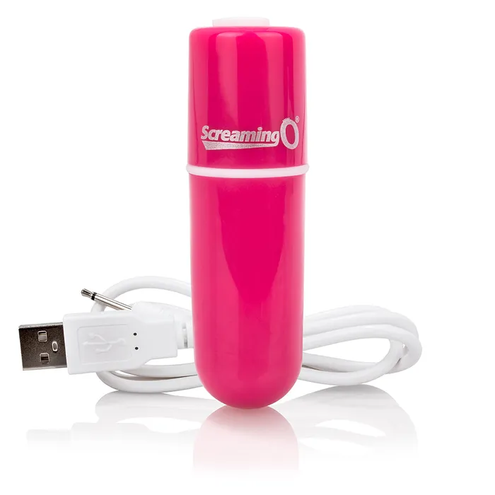 Vibrators Wholesale Solutions Ltd Screaming O Charged Vooom Rechargeable Bullet Vibe Pink
