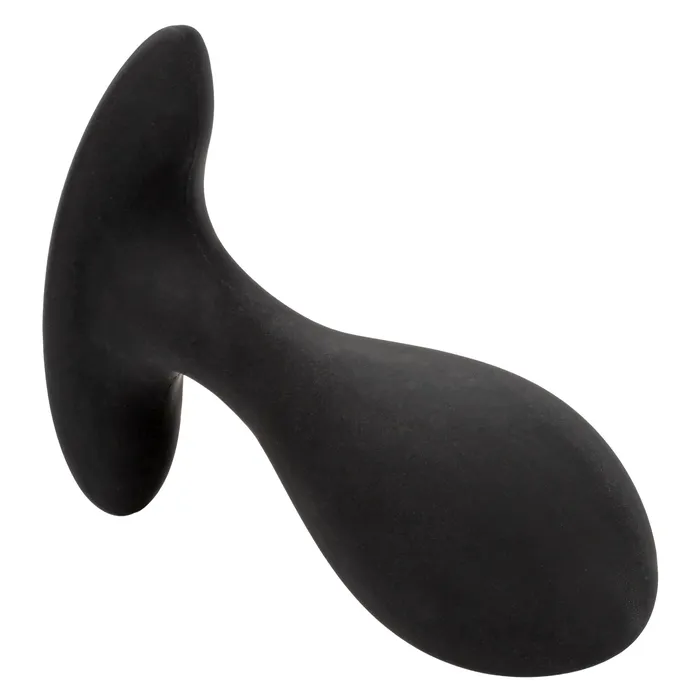 CalExotics Anal CalExotics Weighted Silicone Inflatable Plug Black