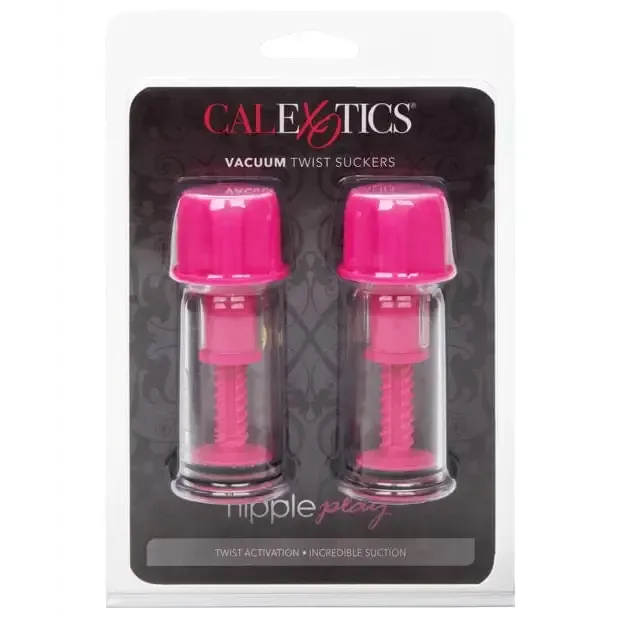 CalExotics Couples Nipple Play Vacuum Twist Suckers CalExotics Couples Nipple Play Vacuum Twist Suckers