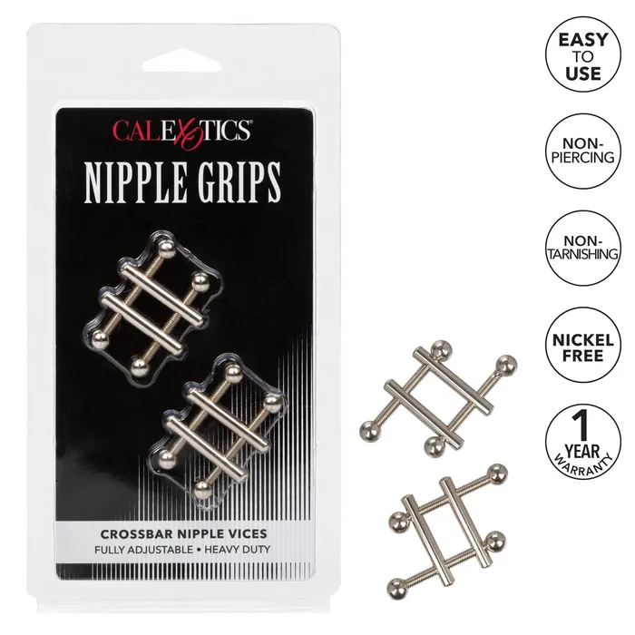 CalExotics Nipple Clitoral Toys CalExotics Nipple Grips Crossbar Nipple Vices