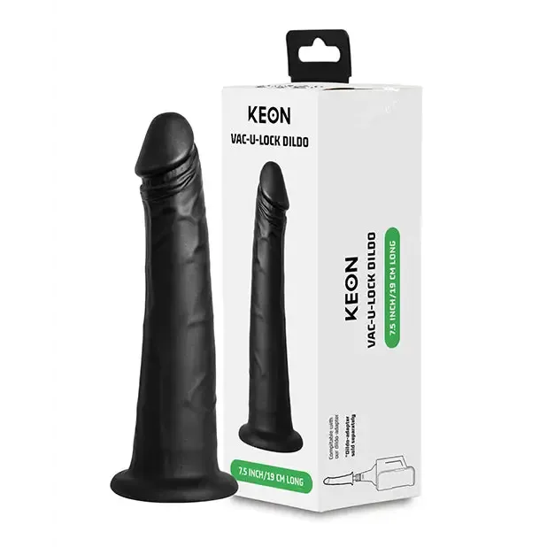 Dildos Kiiroo Kiiroo Keon Vacuum Lock Dildo Black