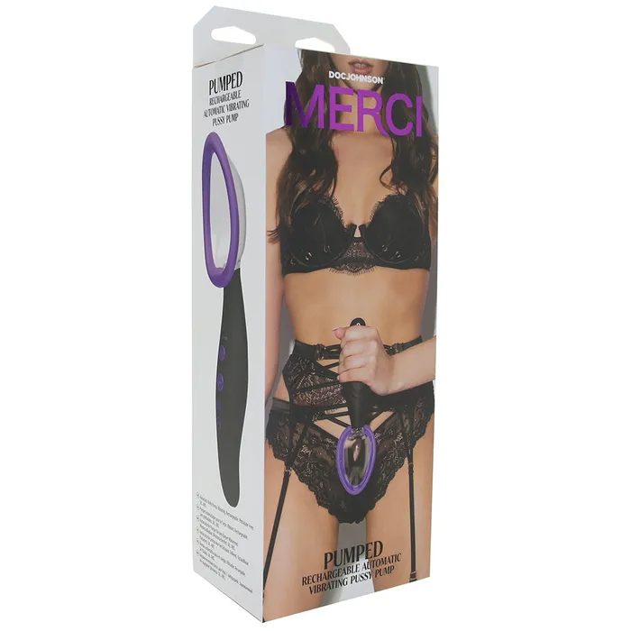 Doc Johnson Male Sex Toys Merci Pumped Automatic Vibrating Pussy Pump