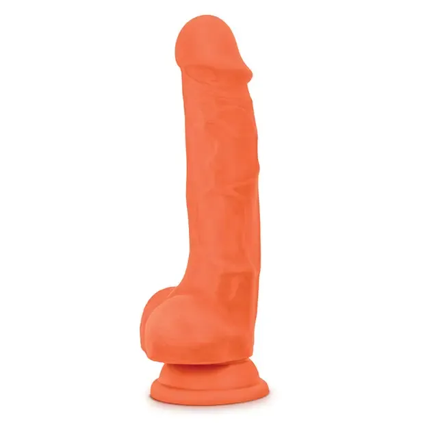 Female Sex Toys Blush Blush Neo Elite 75 in Silicone Dual Density Dildo with Balls Suction Cup Neon Orange Female Sex Toys Blush Blush Neo Elite 75 in Silicone Dual Density Dildo with Balls Suction Cup Neon Orange