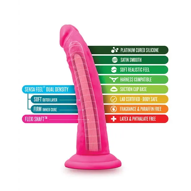 Female Sex Toys Blush Blush Neo Elite 75 in Silicone Dual Density Dildo with Balls Suction Cup Neon Orange Female Sex Toys Blush Blush Neo Elite 75 in Silicone Dual Density Dildo with Balls Suction Cup Neon Orange