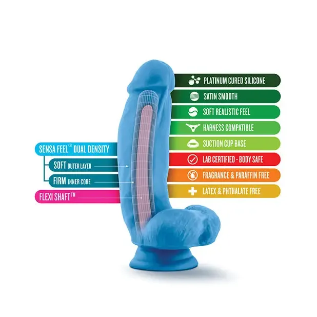 Female Sex Toys Blush Blush Neo Elite 75 in Silicone Dual Density Dildo with Balls Suction Cup Neon Orange Female Sex Toys Blush Blush Neo Elite 75 in Silicone Dual Density Dildo with Balls Suction Cup Neon Orange