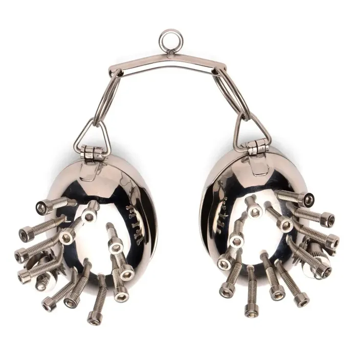 Female Sex Toys Master Series Scrotum Egg Shells With Spikes