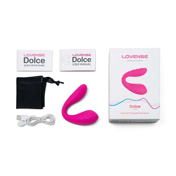 Lovense Female Sex Toys Lovense Dolce Bluetooth Adjustable Dual Vibrator