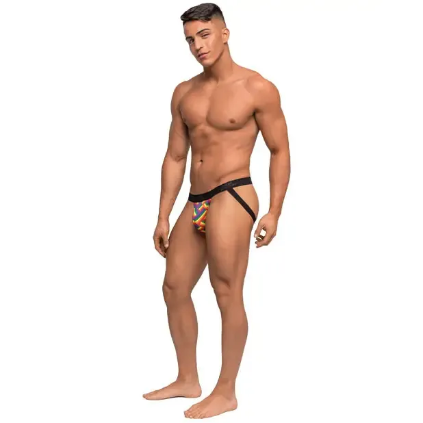Male Sex Toys Male Power Pride Fest Jock Print LXL Male Power