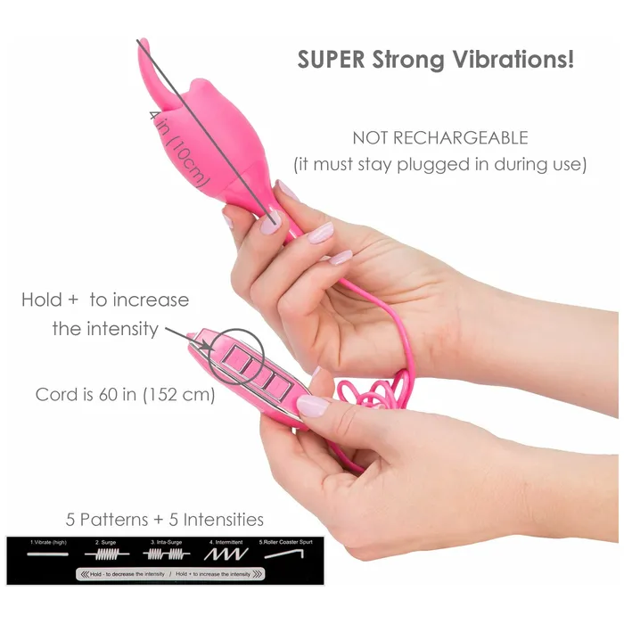 NMC Female Sex Toys NMC Hands On Flicking Tongue Vibrator Rechargeable Pink NMC Female Sex Toys NMC Hands On Flicking Tongue Vibrator Rechargeable Pink