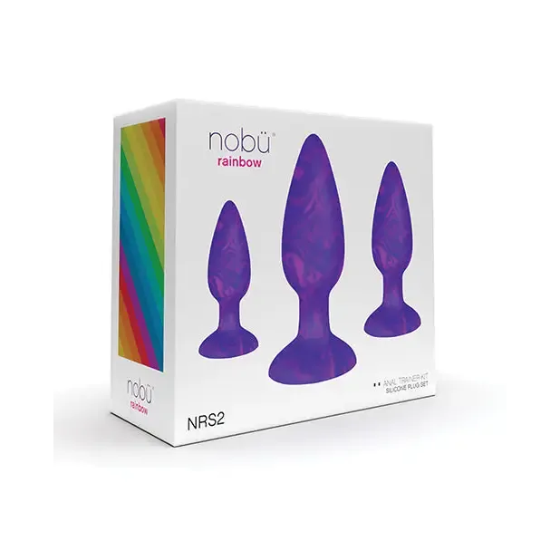 Nobu Rainbow Silicone Plug Set Nob Anal Nobu Rainbow Silicone Plug Set Nob Anal