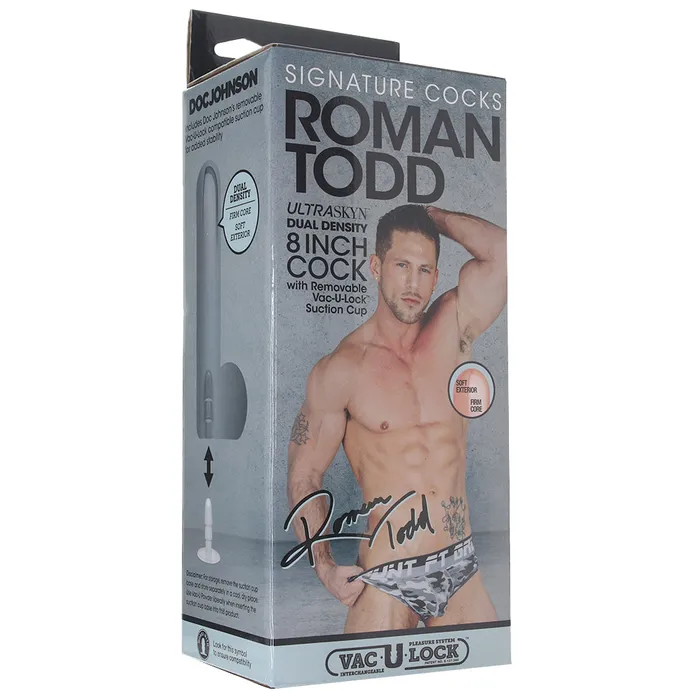 Roman Todd 8 Inch ULTRASKYN Cock Doc Johnson Dildos