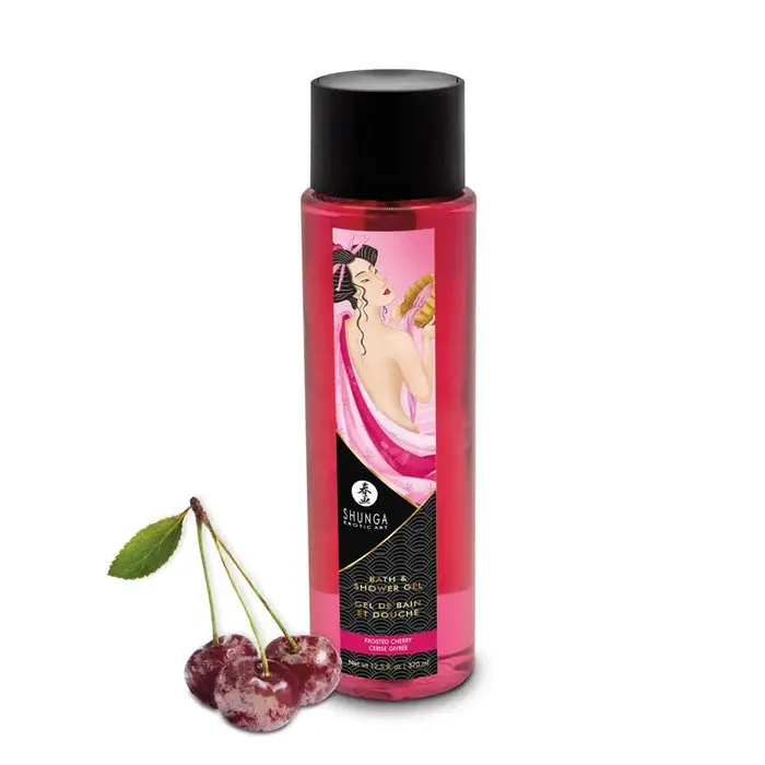 Shunga Enhancers Kissable Shower Gel Frosted Cherry