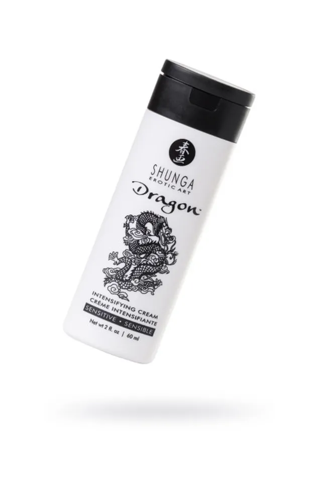 Shunga Erotic Art Vibrators Dragon Sensitive Virility Cream 60ml