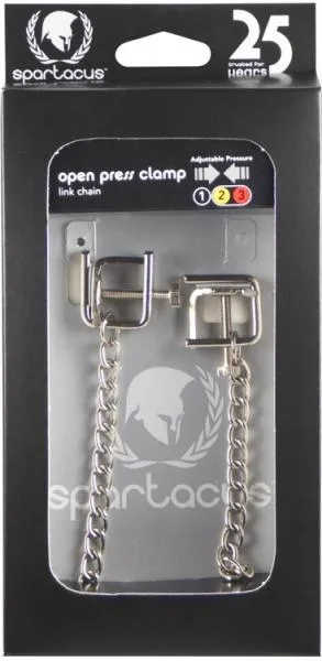 Spartacus Anal Black Adjustable Press Clamp
