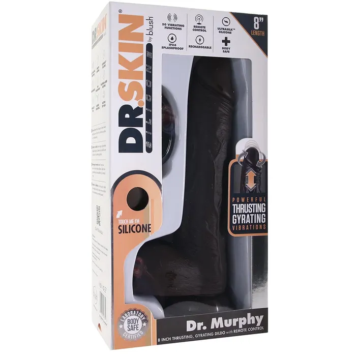 Vibrators Dr Skin Dr Murphy 8 Inch Thrusting and Gyrating Vibe Blush Vibrators Dr Skin Dr Murphy 8 Inch Thrusting and Gyrating Vibe Blush