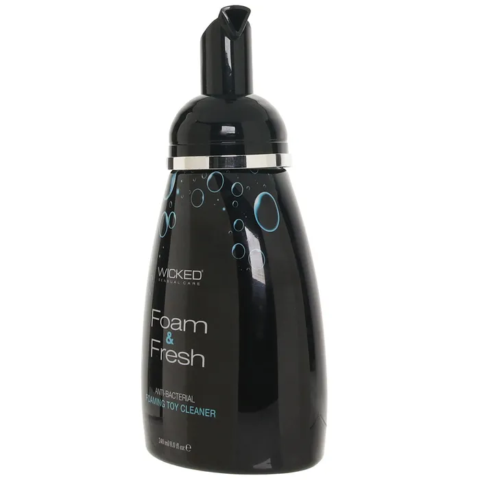 Wicked Sensual Care Vibrators Foam n Fresh AntiBacterial Toy Cleaner in 8oz Wicked Sensual Care Vibrators Foam n Fresh AntiBacterial Toy Cleaner in 8oz