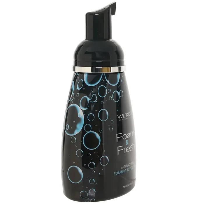 Wicked Sensual Care Vibrators Foam n Fresh AntiBacterial Toy Cleaner in 8oz Wicked Sensual Care Vibrators Foam n Fresh AntiBacterial Toy Cleaner in 8oz