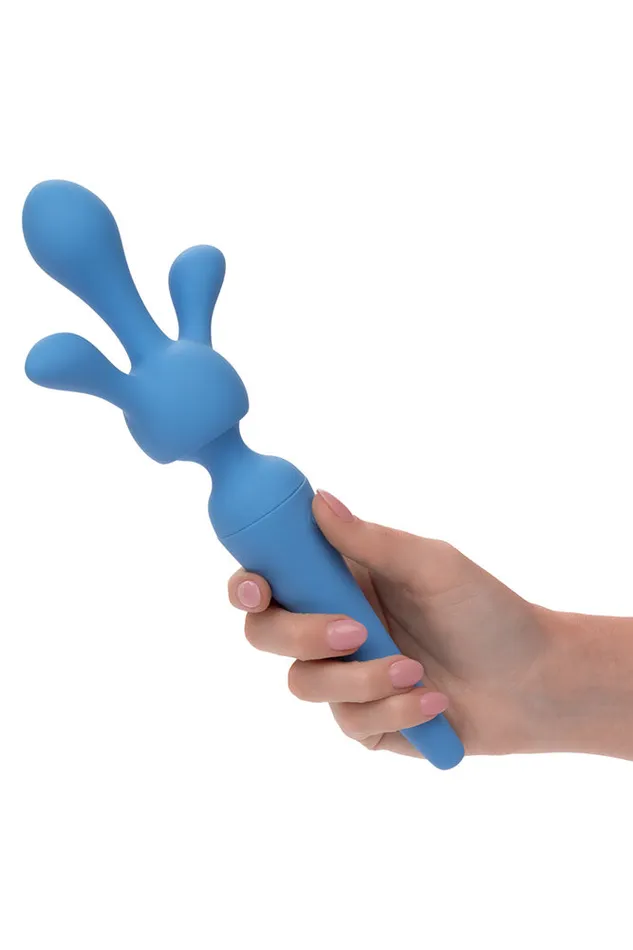 Cal Exotics Vibrators Cal Exotics Couture Collection Body Wand Kit Blue