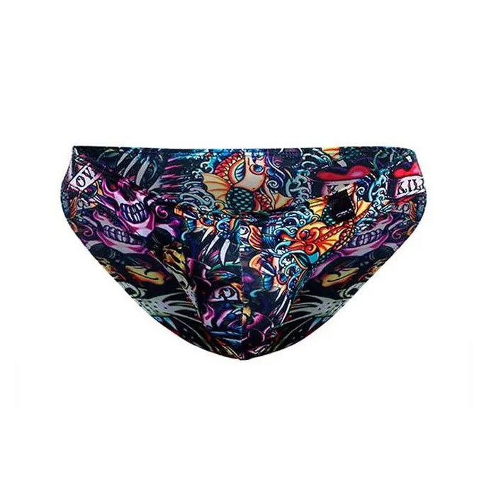 CUT 4 MEN Mens Underwear C4M Low Rise Bikini Brief Provocative Tattoo