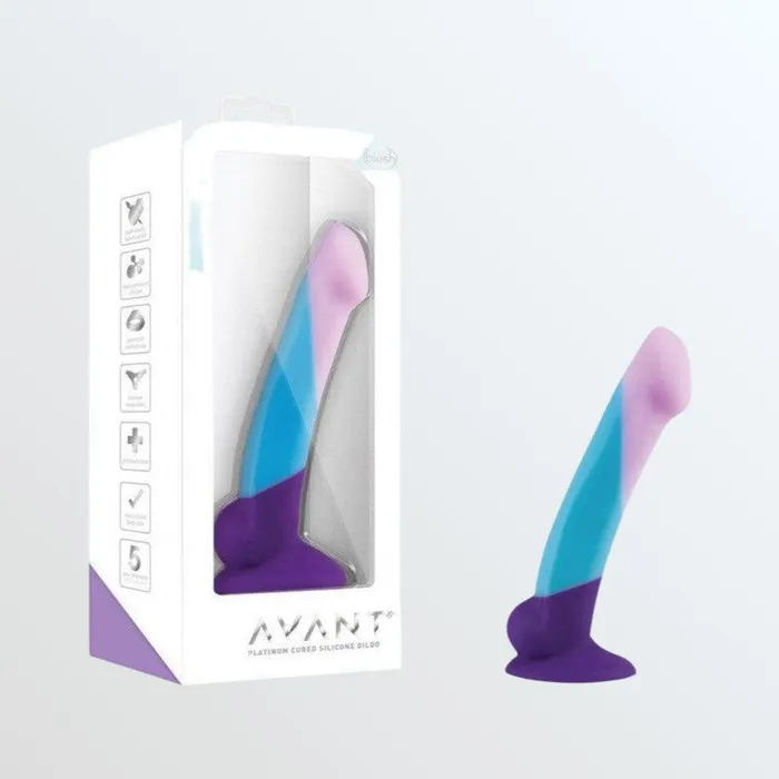Dildos Avant Avant D16 Purple Haze 65 Slim NonPorous Silicone Dildo