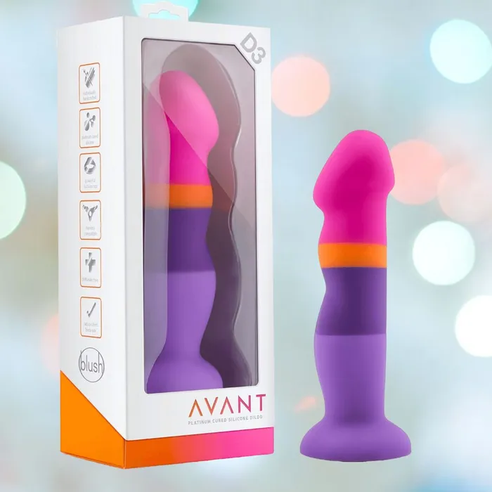 Dildos Avant Avant D3 7 NonPorous Silicone Dildo Summer Fling