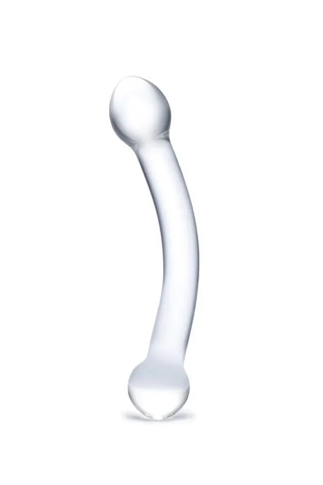Dildos Electric Eel Gls Curved 7 Glass G Spot Stimulator Dildo Clear