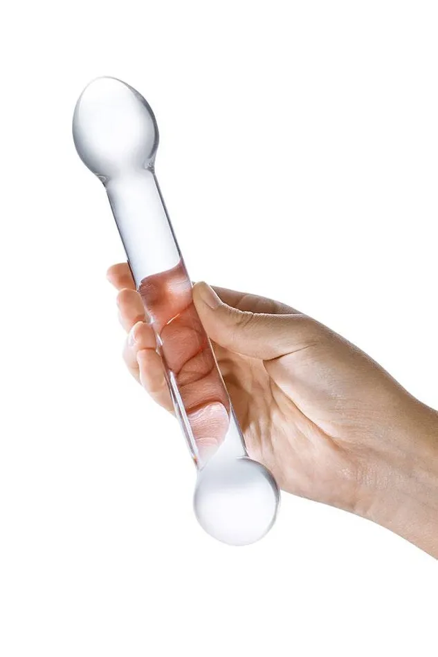 Dildos Electric Eel Gls Curved 7 Glass G Spot Stimulator Dildo Clear
