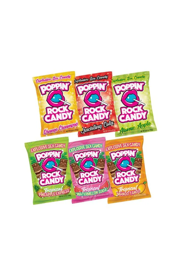 Dildos Rock Candy Toys Popping Rock Candy Assorted Flavours Rock Candy Toys