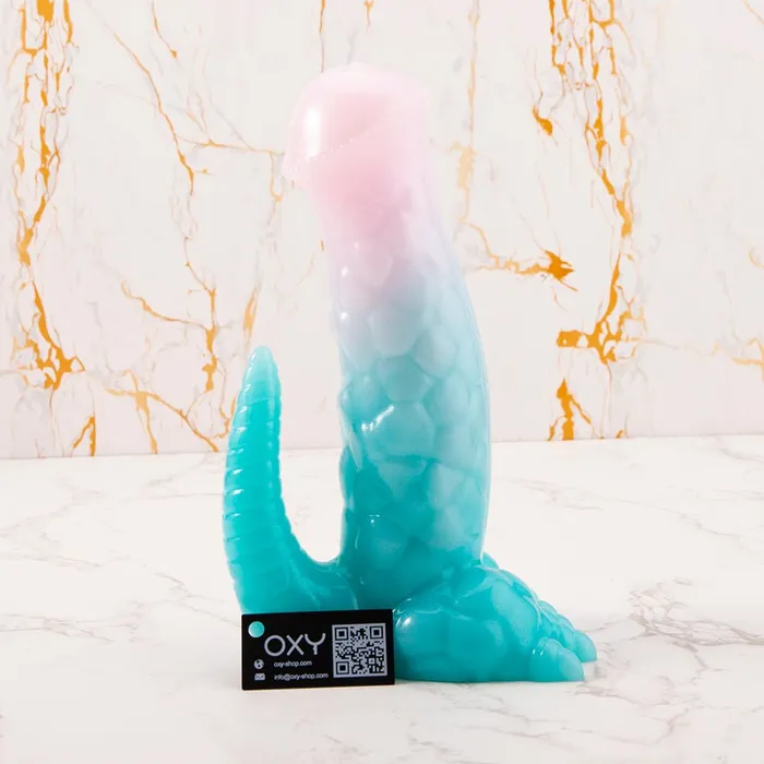Female Sex Toys Oxyshop The Dino DinosaurInspired Dildo with Thick Shaft and Tail