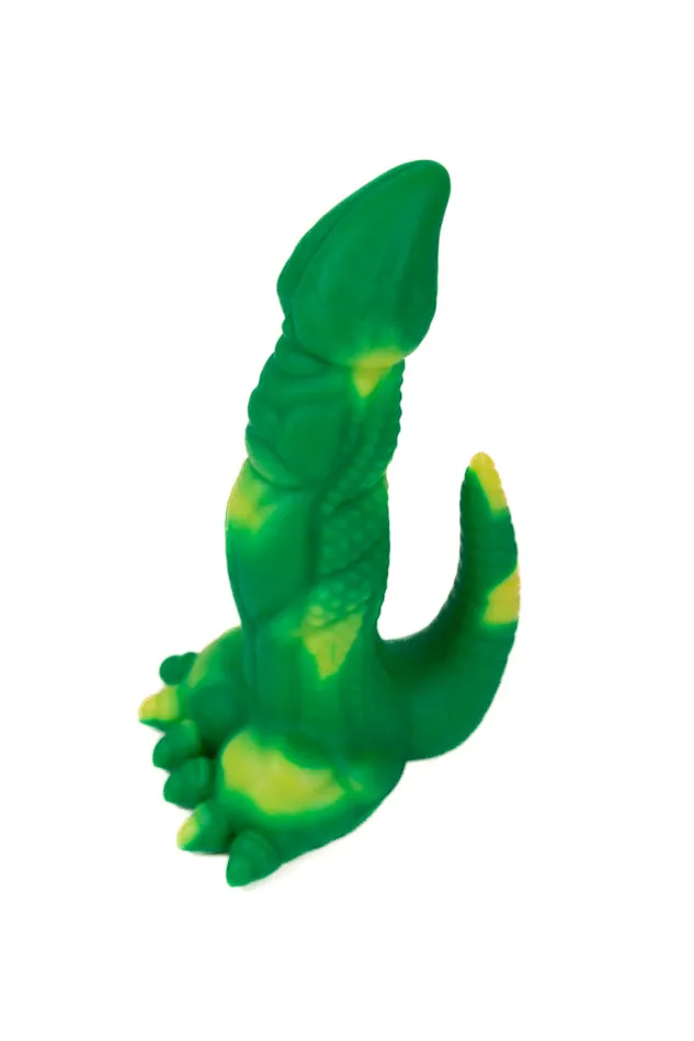 Hott Products Playeontology Cockzilla 7 Dildo Green Hott Products Dildos