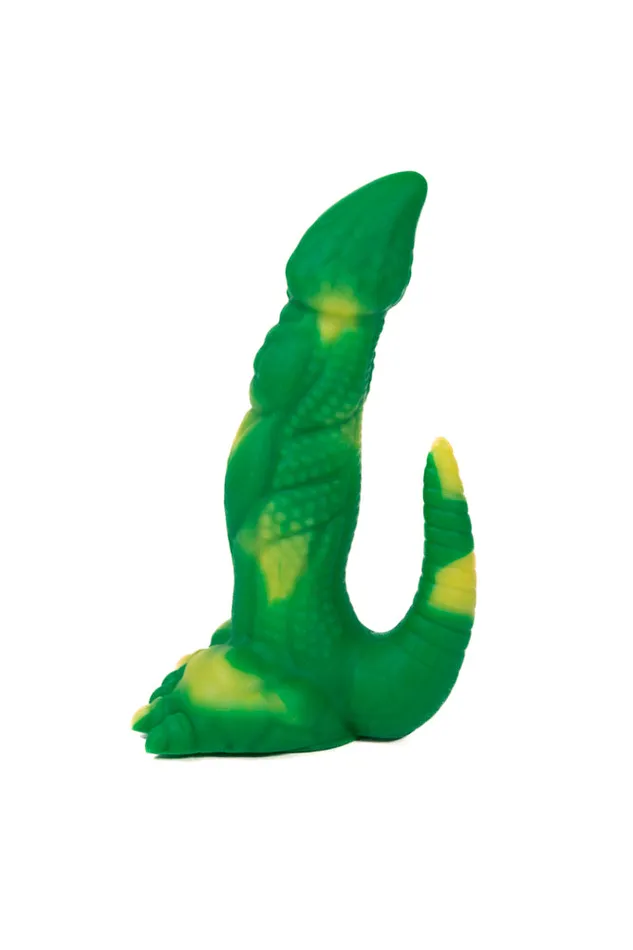 Hott Products Playeontology Cockzilla 7 Dildo Green Hott Products Dildos