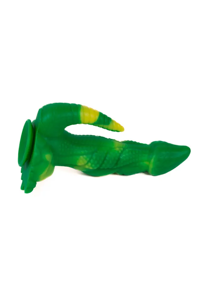 Hott Products Playeontology Cockzilla 7 Dildo Green Hott Products Dildos