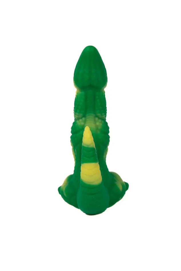 Hott Products Playeontology Cockzilla 7 Dildo Green Hott Products Dildos