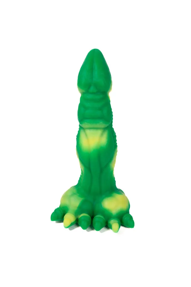 Hott Products Playeontology Cockzilla 7 Dildo Green Hott Products Dildos