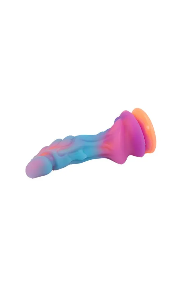Icons Brands Dildos Icon Brands Alien Nation Dragon 9 Glow in the Dark Silicone Dildo Multicolour