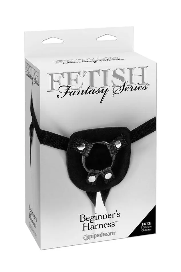Pipedream Fetish Fantasy Beginners StrapOn Harness Black Pipedream Female Sex Toys