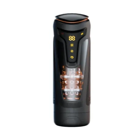 Thrusting Male Masturbator with Vibration Heating Amovibe Male Sex Toys